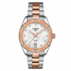 Tissot - PR 100 Sport Chic Steel & Rose Gold PVD Watch 36mm