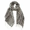 DLUX Scarves DLUX - Ocelot Silk Hand Print Wrap Natural 2 DLUX Scarves DLUX - Ocelot Silk Hand Print Wrap Natural -Hair Brushes & Grooming shop 164063 Large