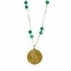 Iosifina - Faux Bijoux Necklace Green Stones -Hair Brushes & Grooming shop 165552 Large