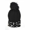 Beanie - Essence Pearl Adult Beanie Black 2 Beanie - Essence Pearl Adult Beanie Black -Hair Brushes & Grooming shop 168996 Large