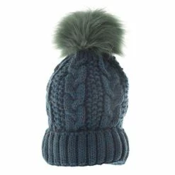 Beanie - Essence Cable Knit Adult Beanie Steel