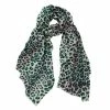 DLUX Scarves DLUX - Jaguar Animal Print Wool/Silk Scarf Pine 190x70cm 1 DLUX Scarves DLUX - Jaguar Animal Print Wool/Silk Scarf Pine 190x70cm -Hair Brushes & Grooming shop 177026 Large