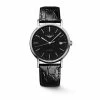 Longines - Présence Black Dial W/Silvered Hands Auto 38.50mm -Hair Brushes & Grooming shop 193797 Large