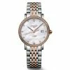 Longines - S/Steel W/18k Rose Gold M.O.P. Watch W/Diamonds 29mm L43105887 -Hair Brushes & Grooming shop 196456 Large