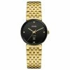 Rado - Florence Black Dial W/Diamonds Gold PVD Watch 30mm 1 Rado - Florence Black Dial W/Diamonds Gold PVD Watch 30mm -Hair Brushes & Grooming shop 197362 Large