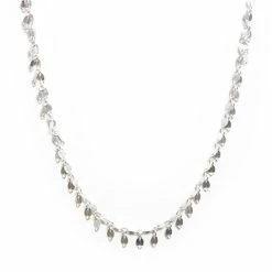 Iosifina - Necklace With Shiny Silver Discs