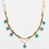Iosifina - Necklace Drops Turquoise