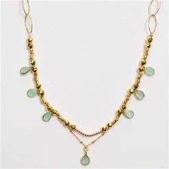 Iosifina - Necklace Drops Milky