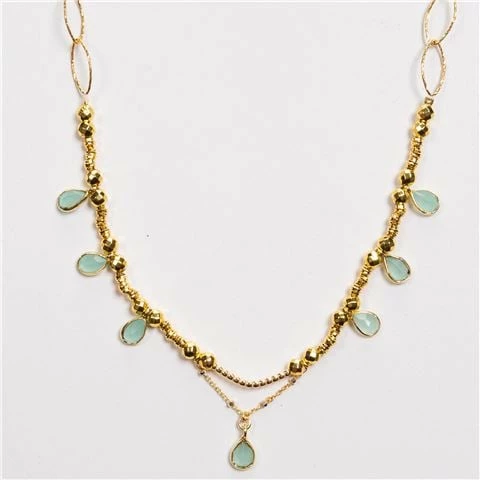 Iosifina - Necklace Drops Milky 3 Iosifina - Necklace Drops Milky