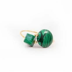 Iosifina - Green Malachite Ring