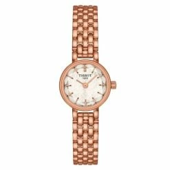 Tissot - Lovely Round Swiss Quartz Watch M.O.P S.Steel W/Rose Gold PVD 19.5mm