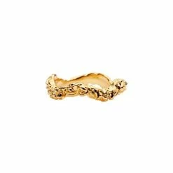 Amber Sceats - Helena Ring With Brass & 24k Gold Plating