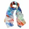 DLUX Scarves DLUX - Annabelle Digital Print Oblong Silk Scarf Multicolour -Hair Brushes & Grooming shop 198495 Large