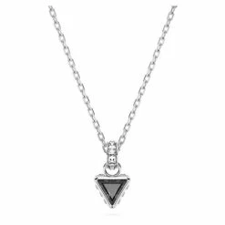 Swarovski Jewellery Swarovski - Stilla Pendant Triangle Cut Grey