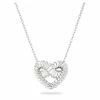 Swarovski Jewellery Swarovski - Matrix Pendant Heart Rhodium Plated 1 Swarovski Jewellery Swarovski - Matrix Pendant Heart Rhodium Plated -Hair Brushes & Grooming shop 199458 Large