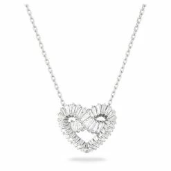 Swarovski Jewellery Swarovski - Matrix Pendant Heart Rhodium Plated