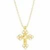Sylvia Toledano - Croix Pendant Gold-Plated & Pearl Necklace -Hair Brushes & Grooming shop 440314 Large
