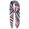 DLUX Scarves DLUX - Harlo Silk Digital Print Scarf Large Navy -Hair Brushes & Grooming shop 449110 Large