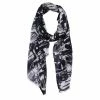 DLUX Scarves DLUX - Electra Squiggle Navy Print Scarf 1 DLUX Scarves DLUX - Electra Squiggle Navy Print Scarf -Hair Brushes & Grooming shop 449114 Large