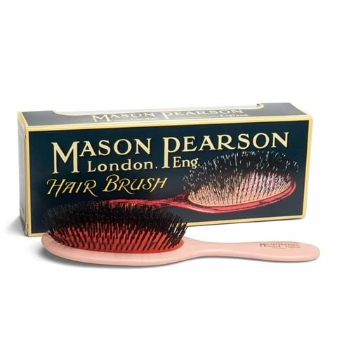 Mason Pearson - Handy Shingle Bristle Brush Pink 3 Mason Pearson - Handy Shingle Bristle Brush Pink