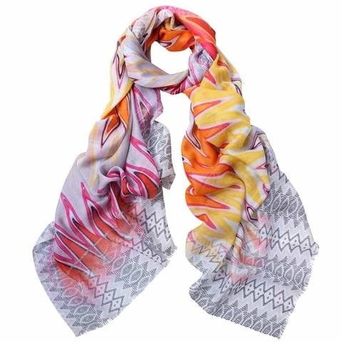 DLUX Scarves DLUX - Joni Digi Print Scarf Cotton Modal 3 DLUX Scarves DLUX - Joni Digi Print Scarf Cotton Modal