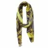 DLUX Scarves DLUX - Flavia Cotton/Modal Leaf Print Scarf Gold -Hair Brushes & Grooming shop 458469 Large