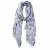 DLUX Scarves DLUX - Yumi Cotton Jacquard Scarf Blue 2 DLUX Scarves DLUX - Yumi Cotton Jacquard Scarf Blue -Hair Brushes & Grooming shop 458470 Large