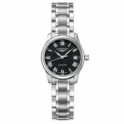 Longines - Master Collection Black Dial S/Steel Watch 25.5mm