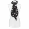 Ousque - Nicole Black Scarf 2 Ousque - Nicole Black Scarf -Hair Brushes & Grooming shop 486322 Large
