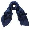 DLUX Scarves DLUX - Valentine Embroidered Wrap Navy 2 DLUX Scarves DLUX - Valentine Embroidered Wrap Navy -Hair Brushes & Grooming shop 566703 Large