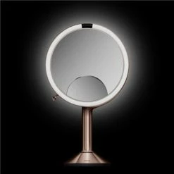 Simplehuman - Rechargeable Sensor Mirror Trio Rose Gold ST3034