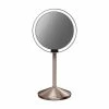 Simplehuman - Rechargeable Sensor Mirror 10x Fold Rose Gold ST3010 -Hair Brushes & Grooming shop 580734 Large