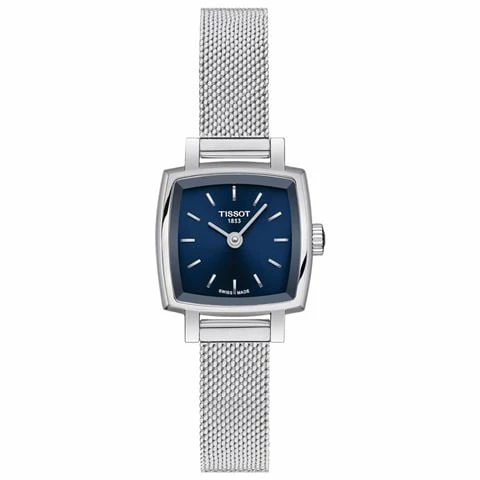 Tissot - Lovely Square S/Steel With Blue Dial Watch 20mm 3 Tissot - Lovely Square S/Steel With Blue Dial Watch 20mm