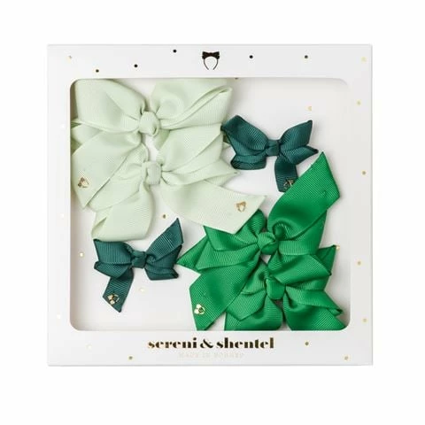 Sereni & Shentel - Blake Bow Treat Box 6pce Green 3 Sereni & Shentel - Blake Bow Treat Box 6pce Green