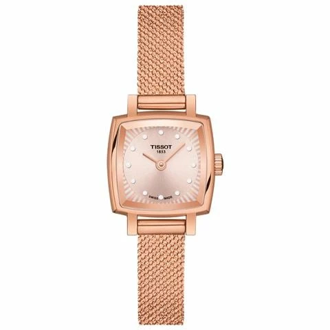 Tissot - Lovely Square Watch Rose Gold 3 Tissot - Lovely Square Watch Rose Gold