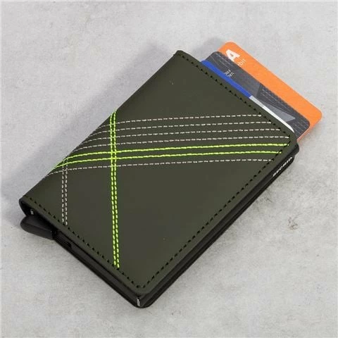 Secrid - Slimwallet Stitch Linea Lime 3 Secrid - Slimwallet Stitch Linea Lime
