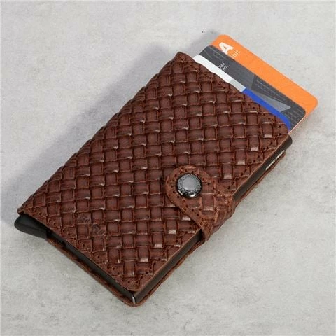 Secrid - Miniwallet Basket Brown 3 Secrid - Miniwallet Basket Brown