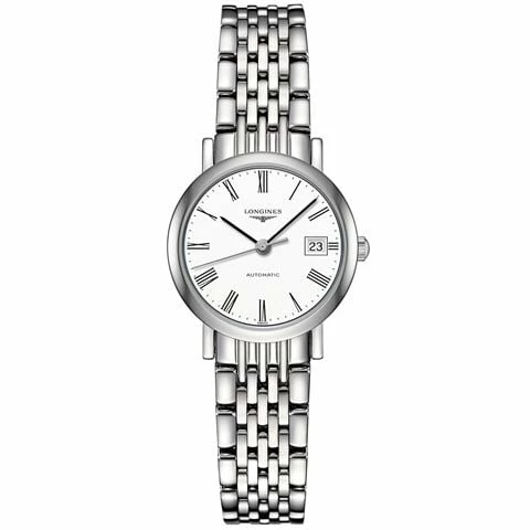 Longines - Elegant White Dial Stainless Steel Watch 25.5mm 3 Longines - Elegant White Dial Stainless Steel Watch 25.5mm