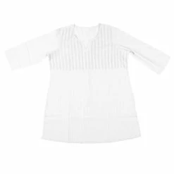 Floressents - Pintuck Tunic White