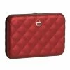 Ogon Designs Ogon - Quilted Aluminium Wallet Red -Hair Brushes & Grooming shop 686275 Large