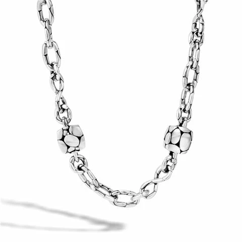 John Hardy - Kali Silver Sq Station Sautoir Necklace 91.5cm 3 John Hardy - Kali Silver Sq Station Sautoir Necklace 91.5cm