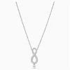 Swarovski Jewellery Swarovski - Infinity Necklace Long White Rhodium Plated 2 Swarovski Jewellery Swarovski - Infinity Necklace Long White Rhodium Plated -Hair Brushes & Grooming shop 861615 Large