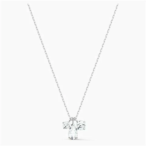 Swarovski Jewellery Swarovski - Attract Cluster Pendant White Rhodium Plate 3 Swarovski Jewellery Swarovski - Attract Cluster Pendant White Rhodium Plate
