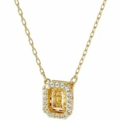 Swarovski Jewellery Swarovski - Millenia Necklace W/Yellow Stone Gold Plate