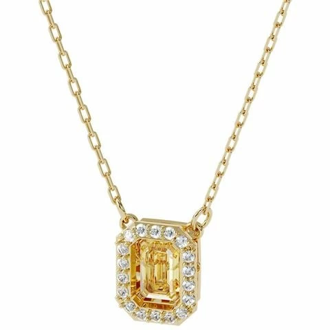 Swarovski Jewellery Swarovski - Millenia Necklace W/Yellow Stone Gold Plate 3 Swarovski Jewellery Swarovski - Millenia Necklace W/Yellow Stone Gold Plate