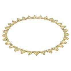 Swarovski Jewellery Swarovski - Millenia Necklace W/Yellow Crystals Gold Plated