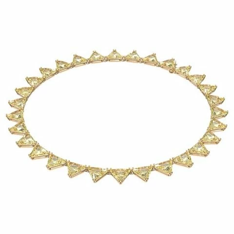 Swarovski Jewellery Swarovski - Millenia Necklace W/Yellow Crystals Gold Plated 3 Swarovski Jewellery Swarovski - Millenia Necklace W/Yellow Crystals Gold Plated