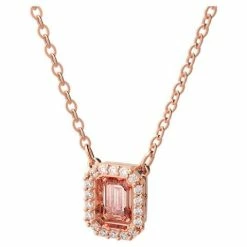 Swarovski Jewellery Swarovski - Millenia Necklace Octagon Zirconia W/Rose Gold