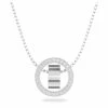 Swarovski Jewellery Swarovski - Hollow Pavé Circle Pendant W/Rhodium Plated 2 Swarovski Jewellery Swarovski - Hollow Pavé Circle Pendant W/Rhodium Plated -Hair Brushes & Grooming shop 862017 Large