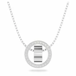 Swarovski Jewellery Swarovski - Hollow Pavé Circle Pendant W/Rhodium Plated